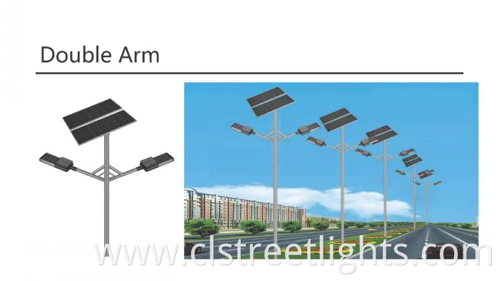 Rygh 80W Semi-Integrated Split Type LED Street Outdoor Solar Lights 170lm/W